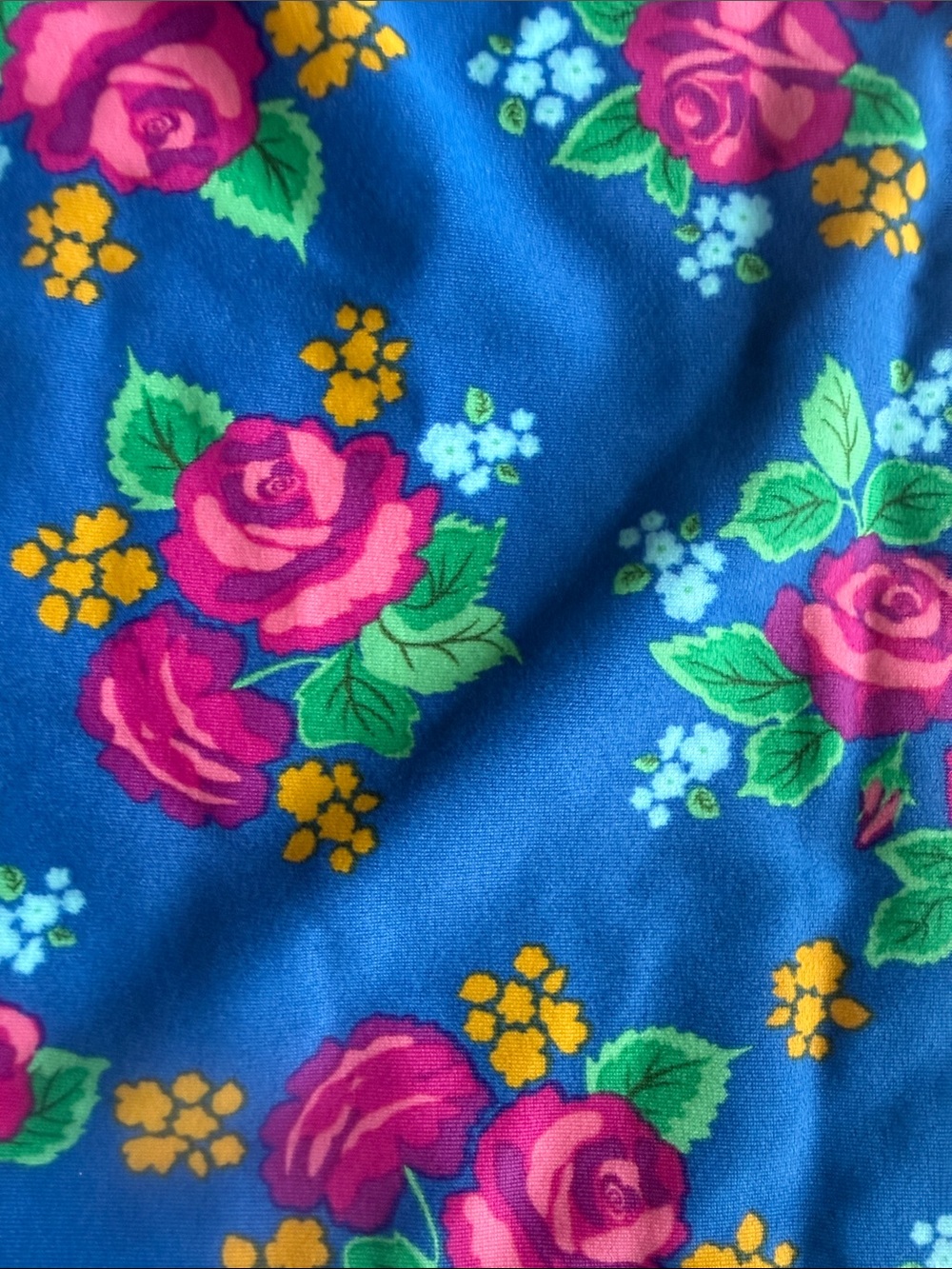 Matilda Jane Blue Floral Rashguard with Pink Polka Dot Yoke Sz 12 EU - Picture 11 of 13